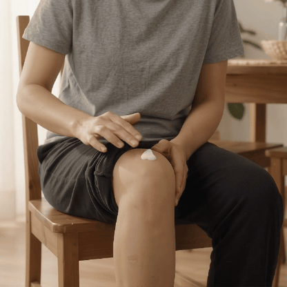 BeeVita crema para bienestar articular en rodillas, codos y hombros.