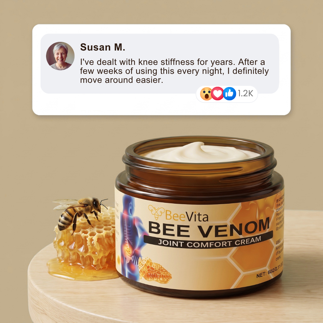 BeeVita Joint Comfort Cream for Knees, Elbows & Shoulders
