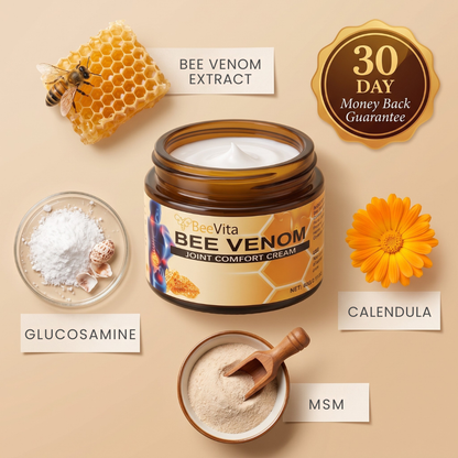 BeeVita Joint Comfort Cream for Knees, Elbows & Shoulders